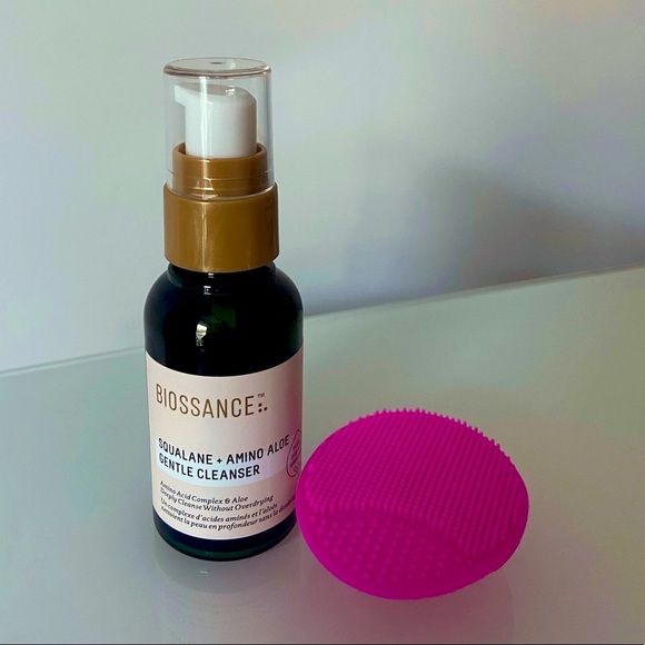 Biossance Other - 3/$25 💗 Biossance Squalane + Aloe Gentle Cleanser (w/ facial cleansing tool)